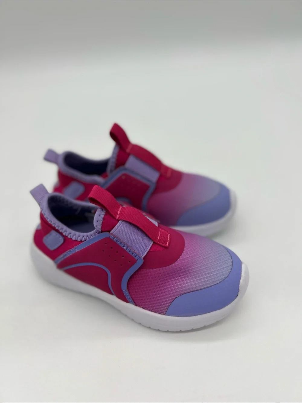 Athletic Works Girls Sneakers Purple Pink Sz 10 Memory Foam